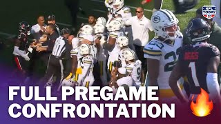 Stefon Diggs HEATED pregame confrontation with Jaire Alexander amp Packers  The NFL Today [upl. by Yttig635]