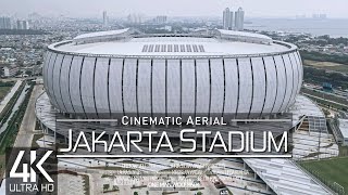 【4K】🇮🇩⚽ Jakarta International Stadium from Above 🔥 INDONESIA 2023 🔥 JIS Cinematic Aerial™ Drone Film [upl. by Dyna]