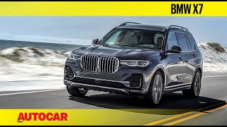 BMW X7  First Drive Review  Autocar India [upl. by Aioj810]