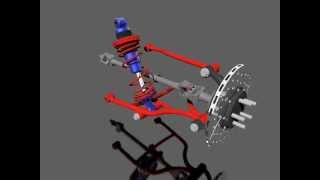 Double AArm Suspension Animation [upl. by Jeaz]