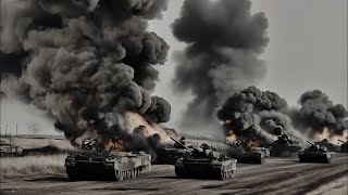 The World is Shocked Dozens of Russian T90M Tanks Ambushed and Destroyed LEOPARD 2A6  At the Bor [upl. by Nosyaj]