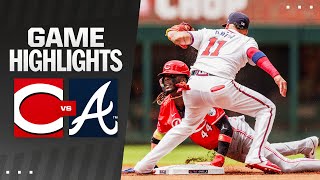 Reds vs Braves Game Highlights 72424  MLB Highlights [upl. by Aicelet]