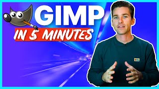 Learn GIMP in 5 Minutes POWERFUL Free Photo Editor [upl. by Clio]