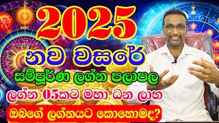 Lagna palapala 2025  Horoscope Astrology 2025  Horoscope 2025  ලග්න පලාපල 2025  Virajith Bandara [upl. by Christin]