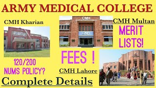 CMH LahoreCMH MultanCMH KharainArmy Medical CollegeComplete Guide ✓ educationandhappiness [upl. by Maidie]