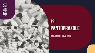 pantoprazole  Uses Dosage Side Effects amp Mechanism  Protonix [upl. by Emylee]