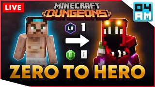 🔴ZERO TO HERO 04  Full Playthrough From Default to Max Apocalypse in Minecraft Dungeons [upl. by Mahmud490]