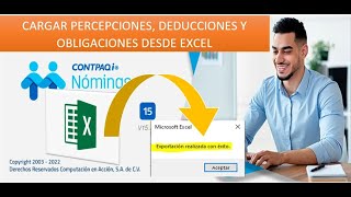 Exportar PDO y DYH desde Excel hacia la prenomina en contpaqi Nominas [upl. by Hpesoj]