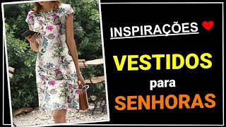 VESTIDOS PARA SENHORAS  55 Belíssimos Modelos de Vestidos para Senhoras  Moda Feminina ❤️ [upl. by Ahcarb]