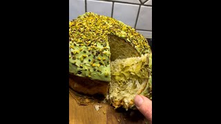 Panettone al pistacchio a lievitazione naturale [upl. by Rimidalb]