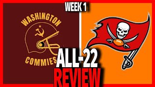 Commanders v Buccaneers week 1 REVIEW [upl. by Suilenrac]