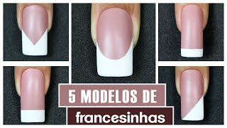 Como Fazer Francesinha French Nails  Cola na Villar [upl. by Rialcnis473]