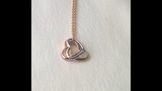 Heart Gold Necklace Three Colour 9ct [upl. by Adele495]