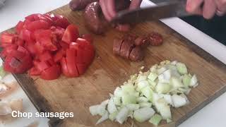 Recipe for Rougaille Sausage Saucisse from Mauritius [upl. by Orlantha]