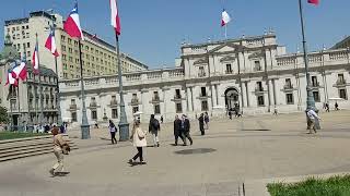 Paseo por Palacio La Moneda en Santiago de Chile [upl. by Ynoble]