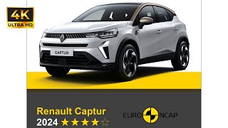 2024 RENAULT CAPTUR  Euro NCAP Results  4 Stars [upl. by Wivestad]