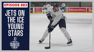 Winnipeg Jets Young Stars Practice Chris Streveler injured Goldeyes playoffs [upl. by Leticia]