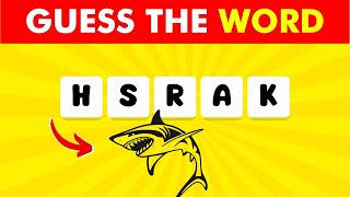 Brain Teasers Guess the Word from Scrambled Letters 🧠🧩📚  Fun and Challenging Word Quiz [upl. by Ahsiyn]