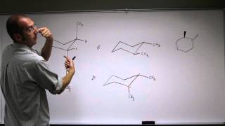 Cyclohexane Ring Systems  Cis or Trans Isomer 001 [upl. by Ardath]