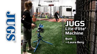 LiteFlite Machine—Bunting Laura Berg  JUGS Sports [upl. by Lombardi]