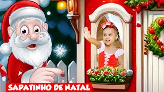 Música infantil Natalina Sapatinho de Natal  Papai Noel deixou um presente [upl. by Airotkiv]