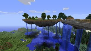 Minecraft tuto ile volante [upl. by Acinhoj279]