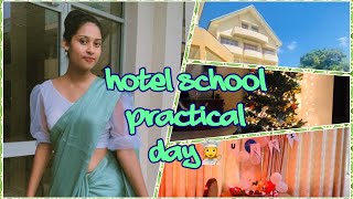 Hotel school practical day 🤪LifewithChathu05 [upl. by Nylesor175]