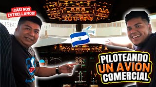 VOLANDO un AVION COMERCIAL SOBRE EL SALVADOR ✈️ Por primera vez 🤩 [upl. by Assecnirp]