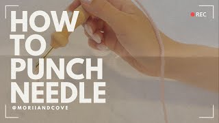 How to Punch Needle  Setting up your punch needle to stretching your fabric [upl. by Monroe533]