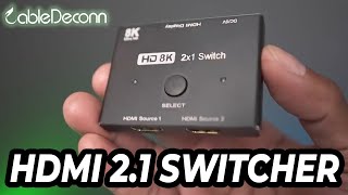 120 Hz HDMI 21 Switcher is it any GOOD [upl. by Nahtanod]