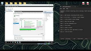 Part 2 e Implement a failover clustering service ensuring a fault tolerant system [upl. by Nodanrb]