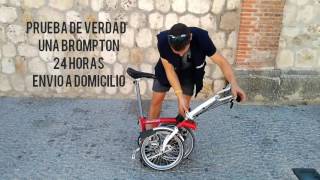 Como se pliega y despliega una Brompton [upl. by Ladnyc]