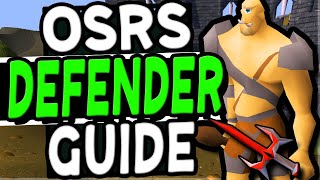 The Ultimate Dragon Defender Guide Old School Runescape [upl. by Dorison]