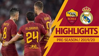 Roma v Real Madrid 22 MATCH HIGHLIGHTS  201920 PRESEASON [upl. by Diaz]