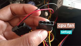 How To Install Extra CPU Cabinet Fan  CPU Cabinet Cooling Fan Installation [upl. by Raine]