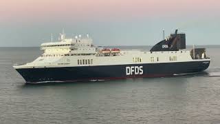 MV Optima Seaways Approaches Rosslare 17924 [upl. by Lindy]