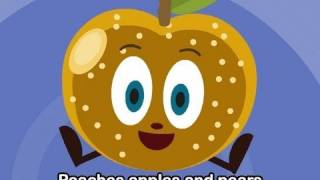 Peaches Apples and Pears  Family Sing Along  Muffin Songs [upl. by Baxie]