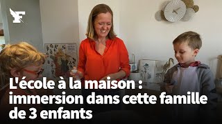 École à la maison  plongée dans le quotidien de trois enfants instruits en famille [upl. by Alyose]