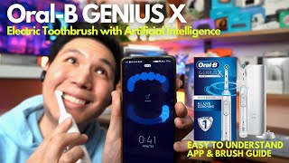 OralB Genius X Limited Toothbrush  App amp AI Toothbrush  Unboxing amp Review [upl. by Aicnerolf466]