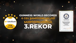 VakıfBank Spor Kulübü Guinness World Records Basın Toplantısı [upl. by Annalise]