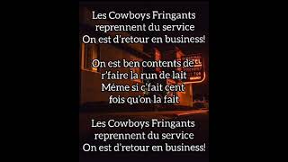 En business lyrics quotLes cowboys fringantsquot Les nuits de Repentigny [upl. by Assirahc]