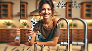 The Fastest Way to Fix Your Leaky Faucet just 3 minutes😵💯 [upl. by Nosna]