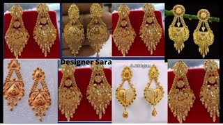 trending new gold earring design ll sonar kaner dul ll [upl. by Darreg]