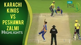 PSL 2017 Playoff 3 Karachi Kings vs Peshawar Zalmi Highlights [upl. by Golightly]