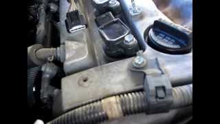 toyota camry 07 spark plugs replacement [upl. by Anatola]