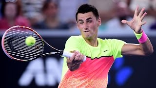 Philipp Kohlschreiber v Bernard Tomic highlights 2R  Australian Open 2015 [upl. by Ahtrim]