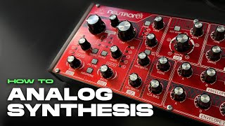 How to use any analog synthesizer [upl. by Korwin642]