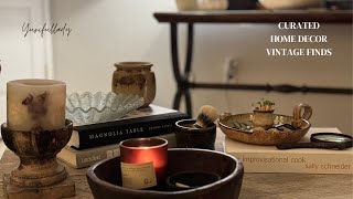 THRIFTING HAUL  CURATED HOME DECOR HAUL  VINTAGE  RUSTIC  MODERN [upl. by Rehc593]