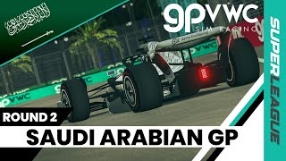 2024 Superleague Saudi Arabian Grand Prix  ROUND 2  GPVWC Sim Racing [upl. by Stauder125]