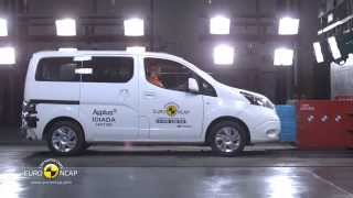 Euro NCAP Crash Test of Nissan eNV200 Evalia 2014 [upl. by Paik241]